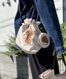 【WEB限定】アニマル刺繍コードミニショルダーポーチバッグ