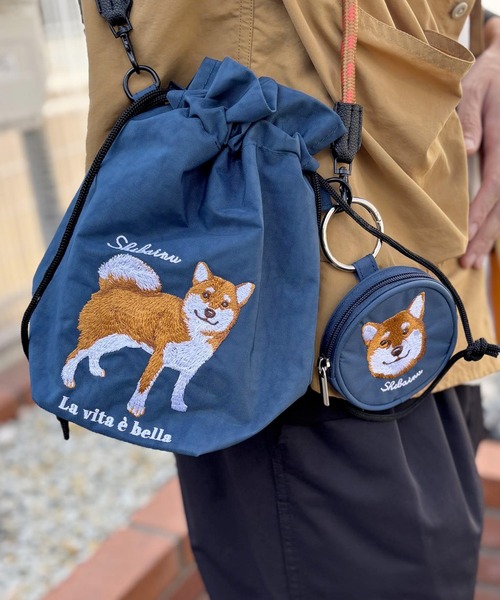 cepo（セポ）の「【WEB限定】アニマル刺繍コードミニショルダーポーチバッグ（ショルダーバッグ・レディース・ベージュ/ネイビー/チャコール/グリーン/グレー/ブルー/ブルー系その他/ベージュ系その他/グレー系その他・FREE）」の9枚目の写真