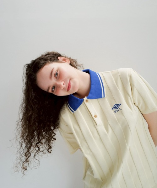 common gull products.(コモンガルプロダクツ)の「umbro×common gull products.でこぼこのニットショートパンツ(その他パンツ・レディース・ライトイエロー/アイボリー・フリー)」の19枚目の写真