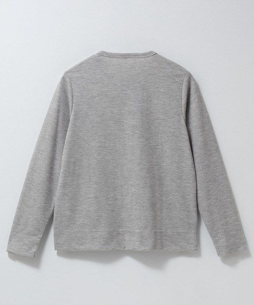 Mac-House(マックハウス)の「【UVカット ドライ】ドットボタンカーディガン(カーディガン/ボレロ・レディース・ピンク/オートミール/杢グレー/チャコールグレー・M/L/XL)」の16枚目の写真