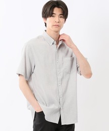 m.f.editorial（エムエフエディトリアル）の「【マシンウォッシャブル】タカキュー リネン混 楊柳 ボタンダウン半袖シャツ（シャツ/ブラウス・メンズ）」