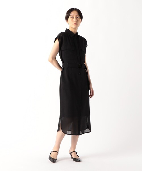 COMME CA(コムサ)の「シアーボイル シャツワンピース(シャツワンピース・レディース・キナリ・9号/11号)」の3枚目の写真
