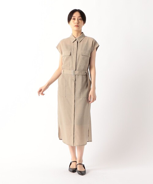 COMME CA(コムサ)の「シアーボイル シャツワンピース(シャツワンピース・レディース・キナリ・9号/11号)」の9枚目の写真