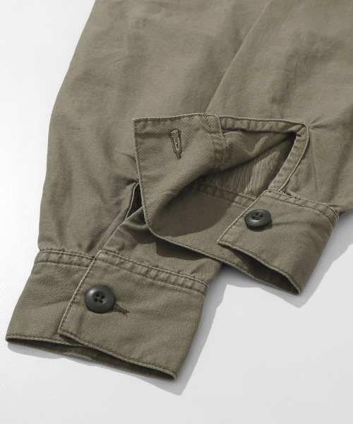 KRIFF MAYER(クリフメイヤー)の「スーベニア刺繍ミリタリーシャツ(シャツ/ブラウス・メンズ・ネイビー/ベージュ/オリーブ/ブラック・X-LARGE/LARGE/MEDIUM)」の15枚目の写真