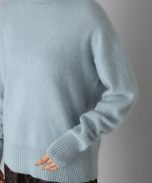 TICCA（ティッカ）の「TICCA（ティッカ） ヤククルーネックプルオーバー（ニット/セーター・レディース・ネイビー/サックスブルー・00）」の16枚目の写真