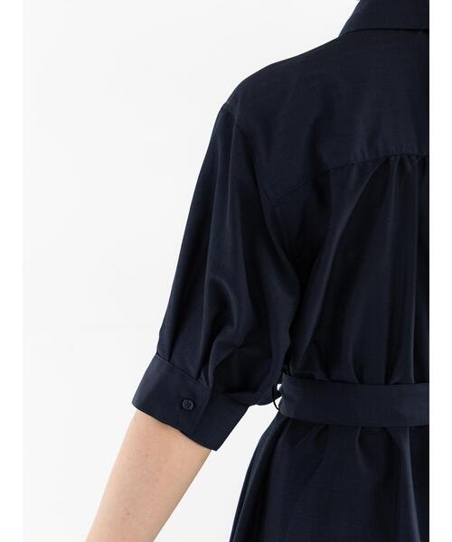 Te chichi（テチチ）の「スパンローンシャツワンピース（ワンピース・レディース・キャメル/ブラウン/ネイビー・F）」の10枚目の写真