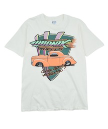 【USED】90’s Hanes “BUDNIK WHEELS” レーシング 企業ロゴ Tシャツ USA製