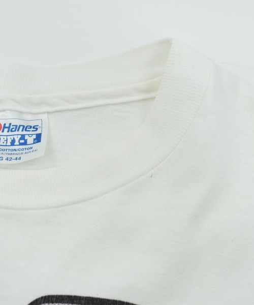 LABORATORY R(ラボラトリーアール)の「【USED】90’s Hanes “BUDNIK WHEELS” レーシング 企業ロゴ Tシャツ USA製(Tシャツ/カットソー・メンズ・ホワイト・LARGE)」の7枚目の写真