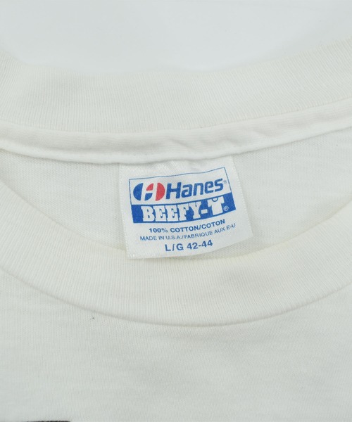 LABORATORY R(ラボラトリーアール)の「【USED】90’s Hanes “BUDNIK WHEELS” レーシング 企業ロゴ Tシャツ USA製(Tシャツ/カットソー・メンズ・ホワイト・LARGE)」の5枚目の写真