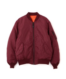 MEN’S BATSU リバーシブル フライト ジャケット MA-1 赤 メンズのMA-1(レッド/赤色系)ファッション通販 - ZOZOTOWN