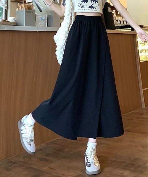 SallyLunn(サリーラン)の「カジュアルフラップスカート(その他パンツ・レディース・ベージュ/ブラック・MEDIUM/LARGE)」の4枚目の写真