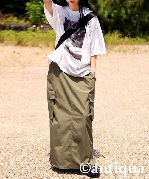 antiqua(アンティカ)の「立体タックデザインTシャツ(Tシャツ/カットソー・レディース・ホワイト系その他/ホワイト/ブラック系その他/ブラック・ONESIZE)」の7枚目の写真