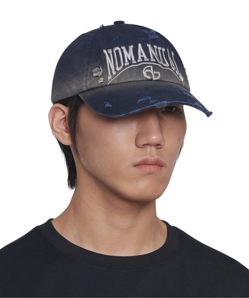 日本未入荷NOMANUALのDESTROYED BALL CAP 全3色 NOMANUAL】DESTROYED BALL CAP | OUR BRAND,NOMANUAL | PRESSING