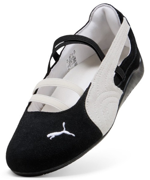 プーマ ウィメンズ スピードキャット バレエ SD ホワイト ブラック 23.5 PUMA スニーカー プーマ ウィメンズ スピードキャット バレエ SD