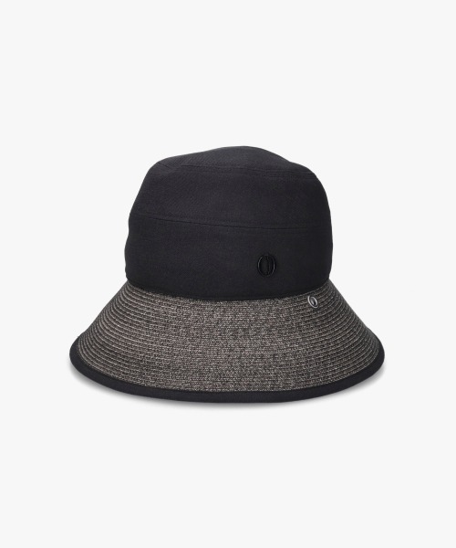 Chapeau d' O（シャポードオー）の「Chapeau d' O  Lineno x Washable Bd Hat / シャポードオー（ハット・レディース・ブラック/ブラウン/ライトベージュ・M/57.5cm）」の6枚目の写真