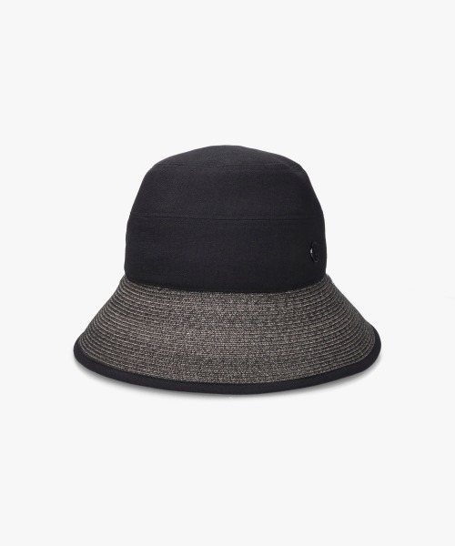 Chapeau d' O（シャポードオー）の「Chapeau d' O  Lineno x Washable Bd Hat / シャポードオー（ハット・レディース・ブラック/ブラウン/ライトベージュ・M/57.5cm）」の7枚目の写真