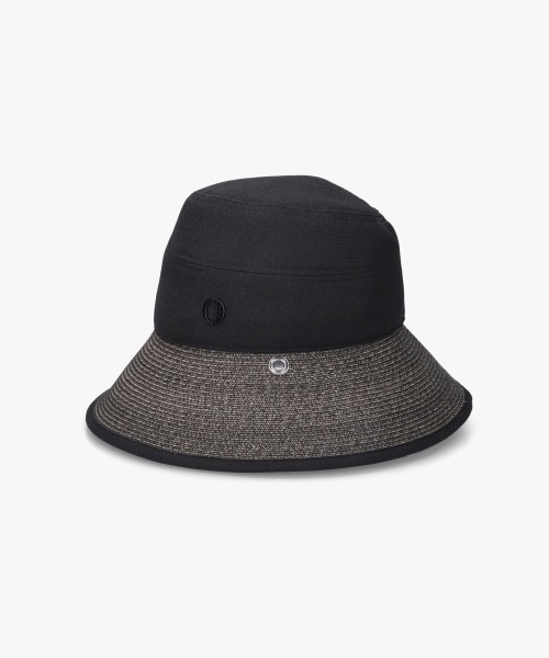 Chapeau d' O（シャポードオー）の「Chapeau d' O  Lineno x Washable Bd Hat / シャポードオー（ハット・レディース・ブラック/ブラウン/ライトベージュ・M/57.5cm）」の8枚目の写真
