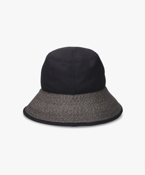 Chapeau d' O（シャポードオー）の「Chapeau d' O  Lineno x Washable Bd Hat / シャポードオー（ハット・レディース・ブラック/ブラウン/ライトベージュ・M/57.5cm）」の9枚目の写真