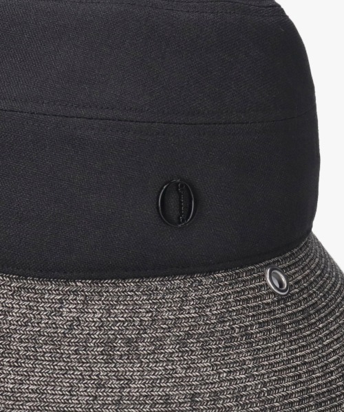 Chapeau d' O（シャポードオー）の「Chapeau d' O  Lineno x Washable Bd Hat / シャポードオー（ハット・レディース・ブラック/ブラウン/ライトベージュ・M/57.5cm）」の12枚目の写真