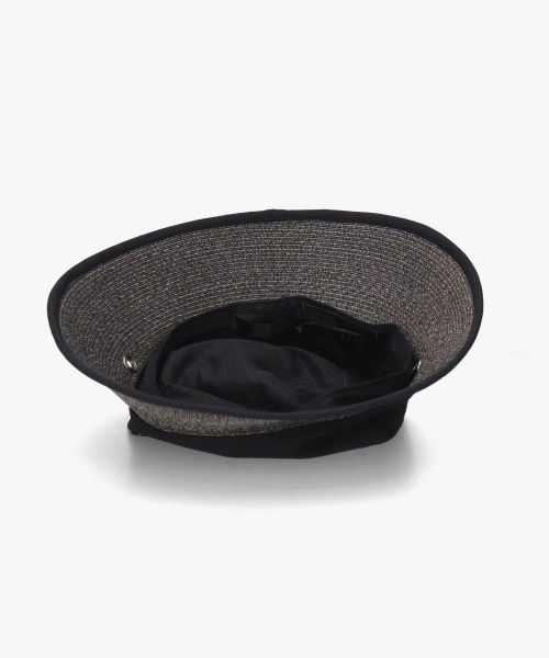 Chapeau d' O（シャポードオー）の「Chapeau d' O  Lineno x Washable Bd Hat / シャポードオー（ハット・レディース・ブラック/ブラウン/ライトベージュ・M/57.5cm）」の14枚目の写真