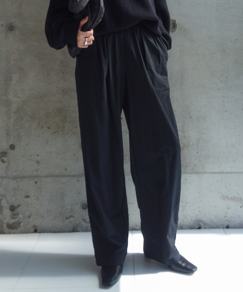 ZOZOMARKET(ゾゾマーケット)の「ZOZOMARKET by RIKA-ツータックライトイージーパンツ(その他パンツ・レディース・ブラック・マルチサイズ)」の14枚目の写真