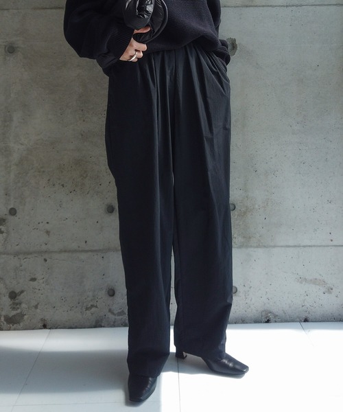 ZOZOMARKET(ゾゾマーケット)の「ZOZOMARKET by RIKA-ツータックライトイージーパンツ(その他パンツ・レディース・ブラック・マルチサイズ)」の21枚目の写真