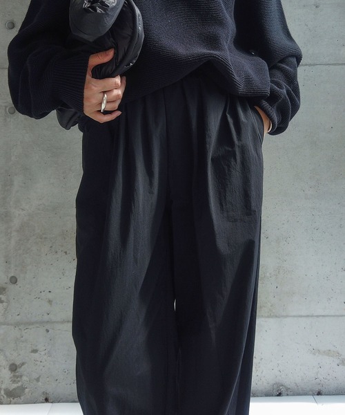 ZOZOMARKET(ゾゾマーケット)の「ZOZOMARKET by RIKA-ツータックライトイージーパンツ(その他パンツ・レディース・ブラック・マルチサイズ)」の16枚目の写真