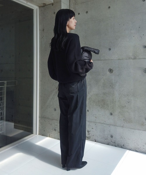 ZOZOMARKET(ゾゾマーケット)の「ZOZOMARKET by RIKA-ツータックライトイージーパンツ(その他パンツ・レディース・ブラック・マルチサイズ)」の20枚目の写真