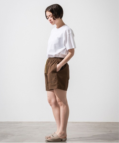 OFFSHORE(オフショア)の「CLASSIC PIPE LINE LOGO SHORTS/サッカー生地ショーツ(その他パンツ・メンズ・ブラウン/オリーブ・S/M/L/XL)」の5枚目の写真