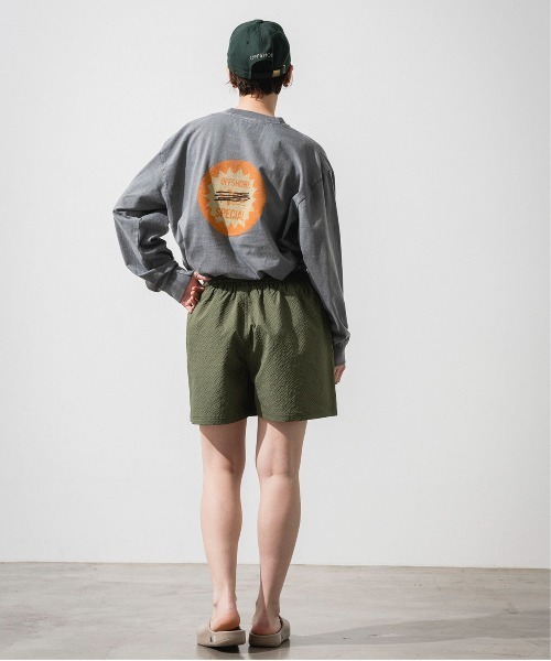 OFFSHORE(オフショア)の「CLASSIC PIPE LINE LOGO SHORTS/サッカー生地ショーツ(その他パンツ・メンズ・ブラウン/オリーブ・S/M/L/XL)」の10枚目の写真