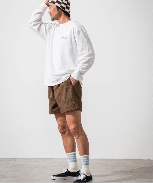 OFFSHORE(オフショア)の「CLASSIC PIPE LINE LOGO SHORTS/サッカー生地ショーツ(その他パンツ・メンズ・ブラウン/オリーブ・S/M/L/XL)」の13枚目の写真