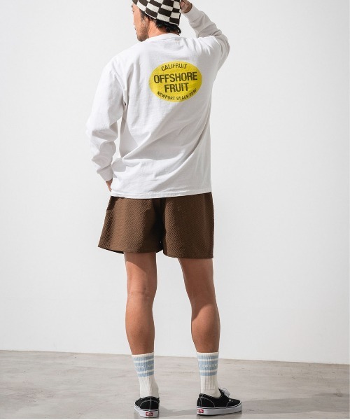 OFFSHORE(オフショア)の「CLASSIC PIPE LINE LOGO SHORTS/サッカー生地ショーツ(その他パンツ・メンズ・ブラウン/オリーブ・S/M/L/XL)」の14枚目の写真