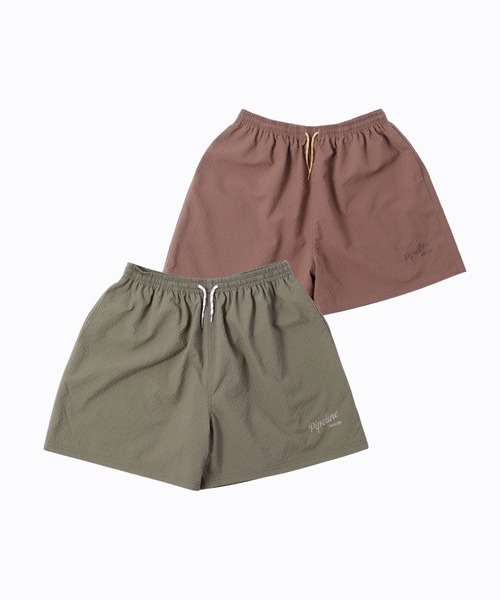 OFFSHORE(オフショア)の「CLASSIC PIPE LINE LOGO SHORTS/サッカー生地ショーツ(その他パンツ・メンズ・ブラウン/オリーブ・S/M/L/XL)」の20枚目の写真