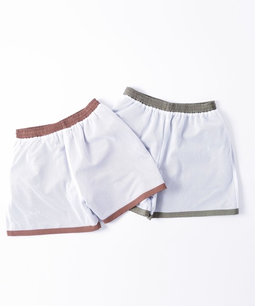 OFFSHORE(オフショア)の「CLASSIC PIPE LINE LOGO SHORTS/サッカー生地ショーツ(その他パンツ・メンズ・ブラウン/オリーブ・S/M/L/XL)」の21枚目の写真