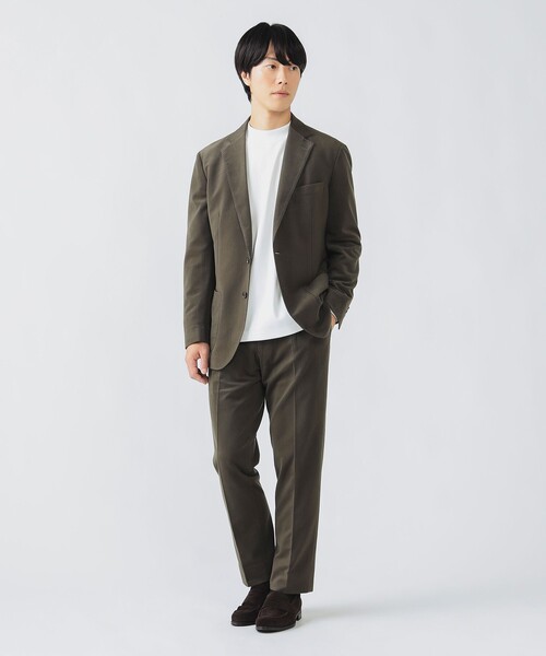 BEAMS HEART（ビームスハート）の「テックコーデュロイ 2ボタン ジャケット 25AW（セットアップ対応）（テーラードジャケット・メンズ・オリーブ/ネイビー・SMALL/MEDIUM/LARGE/X-LARGE）」の5枚目の写真