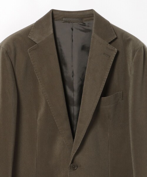 BEAMS HEART（ビームスハート）の「テックコーデュロイ 2ボタン ジャケット 25AW（セットアップ対応）（テーラードジャケット・メンズ・オリーブ/ネイビー・SMALL/MEDIUM/LARGE/X-LARGE）」の18枚目の写真