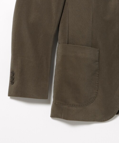 BEAMS HEART（ビームスハート）の「テックコーデュロイ 2ボタン ジャケット 25AW（セットアップ対応）（テーラードジャケット・メンズ・オリーブ/ネイビー・SMALL/MEDIUM/LARGE/X-LARGE）」の19枚目の写真