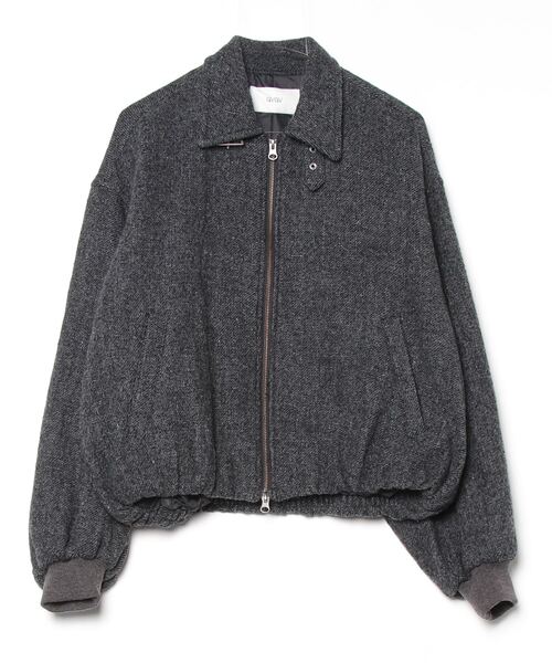 G.V.G.V.（ジーヴィージーヴィー）の「BALOON BLOUSON（ブルゾン・レディース・ブラウン/グレー・ONE SIZE）」の22枚目の写真