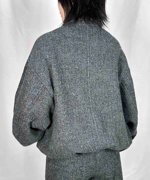 G.V.G.V.（ジーヴィージーヴィー）の「BALOON BLOUSON（ブルゾン・レディース・ブラウン/グレー・ONE SIZE）」の7枚目の写真