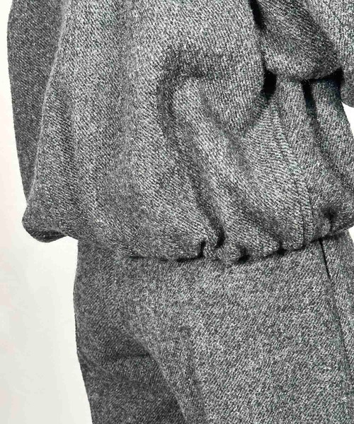 G.V.G.V.（ジーヴィージーヴィー）の「BALOON BLOUSON（ブルゾン・レディース・ブラウン/グレー・ONE SIZE）」の11枚目の写真