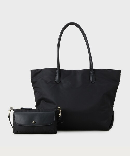 UNTITLED（アンタイトル）の「トートバッグ ＆ ミニショルダーセット（トートバッグ・レディース・ベージュ系4/ブラック・99）」の15枚目の写真