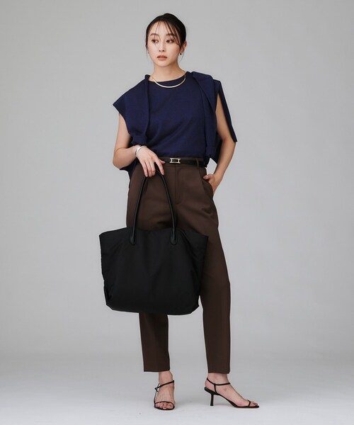 UNTITLED（アンタイトル）の「トートバッグ ＆ ミニショルダーセット（トートバッグ・レディース・ベージュ系4/ブラック・99）」の6枚目の写真