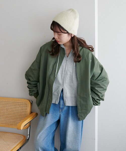 DISCOAT（ディスコート）の「ブラッシングビーニー（ニットキャップ/ビーニー・レディース・アイボリー/ブラック/グレー・FREE）」の14枚目の写真