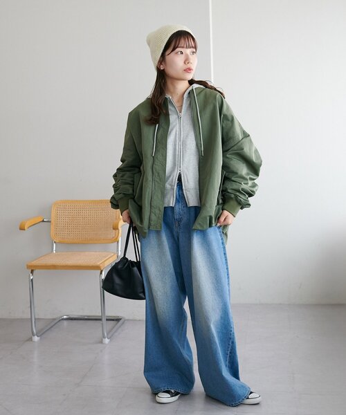 DISCOAT（ディスコート）の「ブラッシングビーニー（ニットキャップ/ビーニー・レディース・アイボリー/ブラック/グレー・FREE）」の16枚目の写真