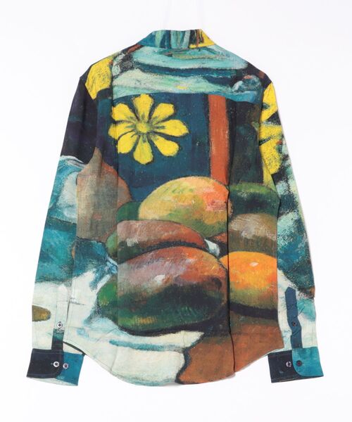 Desigual（デシグアル）の「ボタニカルフォト風プリントシャツ（シャツ/ブラウス・メンズ・ブルー・S/M/L/XL/XXL）」の2枚目の写真