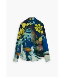 Desigual | ボタニカルフォト風プリントシャツ(シャツ/ブラウス)
