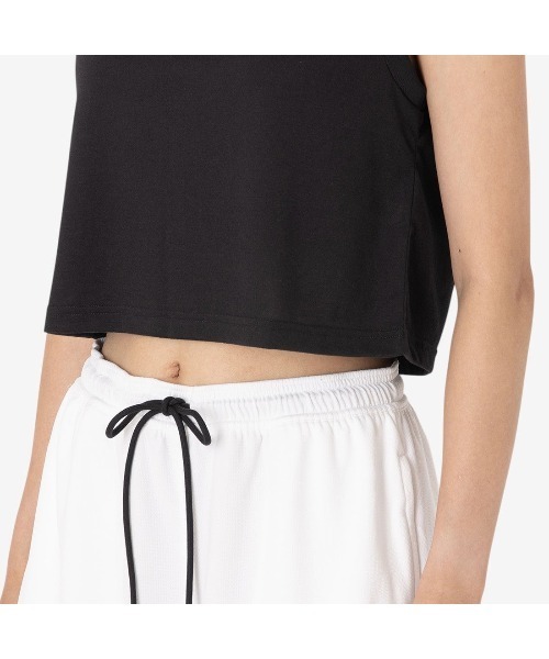 Reebok（リーボック）の「ロゴ トレーニング タンクトップ / MONICA TRAIN CORE BOXY TANK（タンクトップ・レディース・ブラック/パープル・MEDIUM/SMALL）」の6枚目の写真