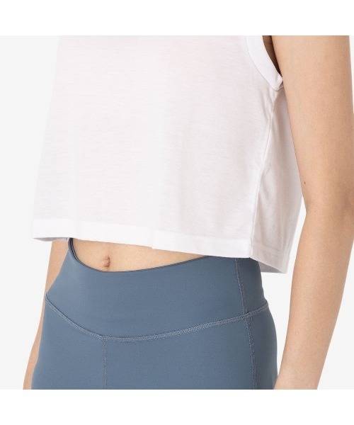 Reebok（リーボック）の「ロゴ トレーニング タンクトップ / MONICA TRAIN CORE BOXY TANK（タンクトップ・レディース・ブラック/パープル・MEDIUM/SMALL）」の16枚目の写真