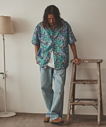 ALL RUNS（オールランズ）の「【50%OFF】ヴィンテージライク ダマスクパターン SS シャツ（シャツ/ブラウス）」