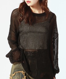 Theater code（シアターコード）の「See-through Knit/透かし編みニット（ニット/セーター）」